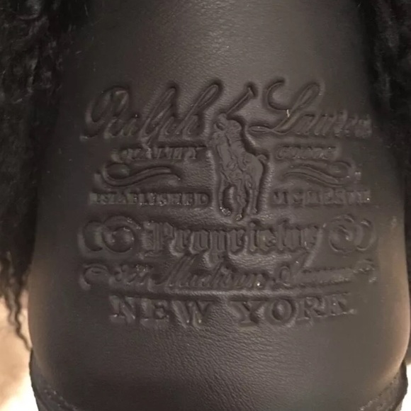 RALPH LAUREN COLLECTION “Combloux” Black Yack Fur Snow Boot 7.5M RARE ITALY NICE - Picture 2 of 13